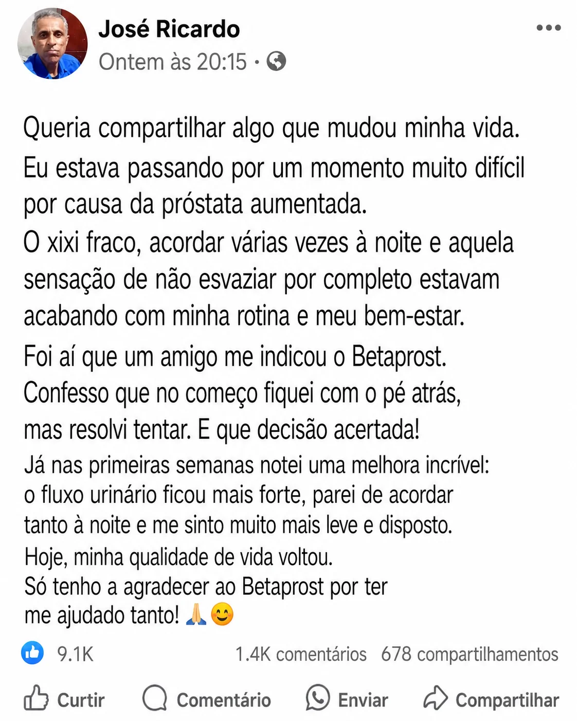 Foto Depoimento
