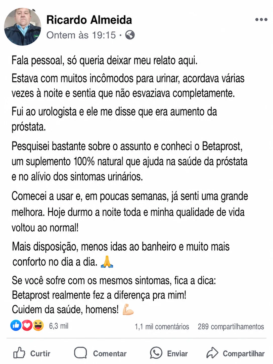 Foto Depoimento