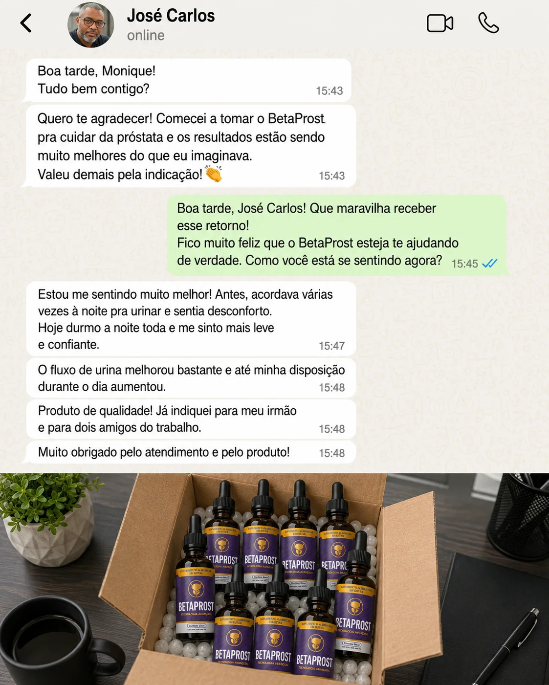 Foto Depoimento
